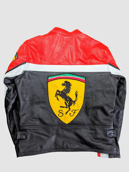 Ferrari Racing Leather Jacket