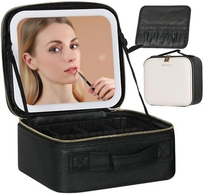 Travel Make-up Bag with LED Mirror