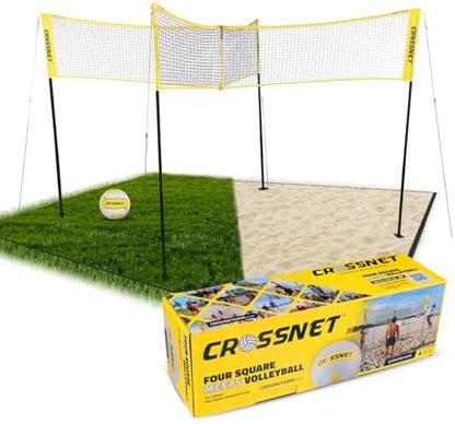 CROSSNET 4 Square Volleyball Net