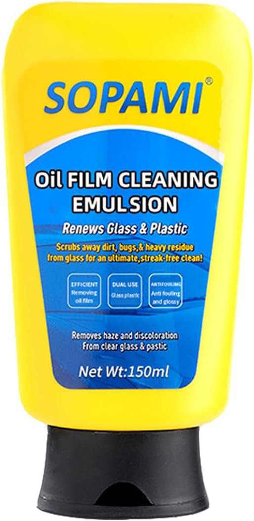 Sopami Oil Film Emulsion Glass Cleaner