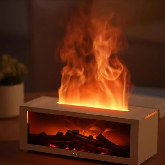 Simulation flame fireplace