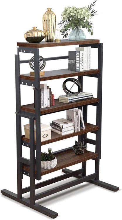 Extendable 5 Tier Shelf to Table