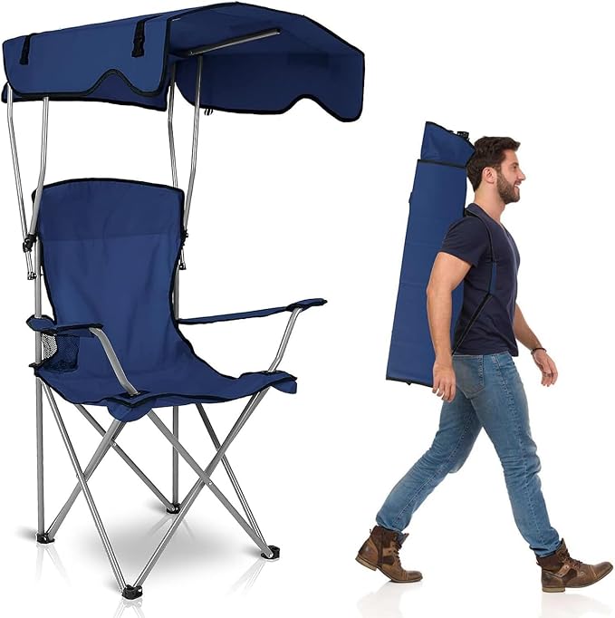 Camping Chair with Canopy