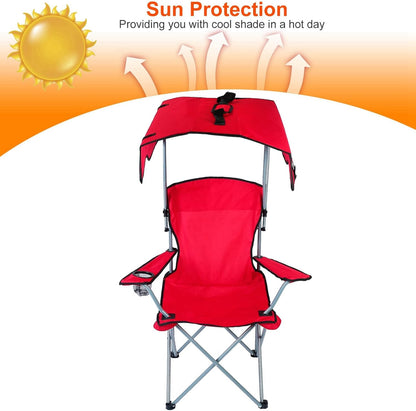 Foldable Camping Chair with Canopy