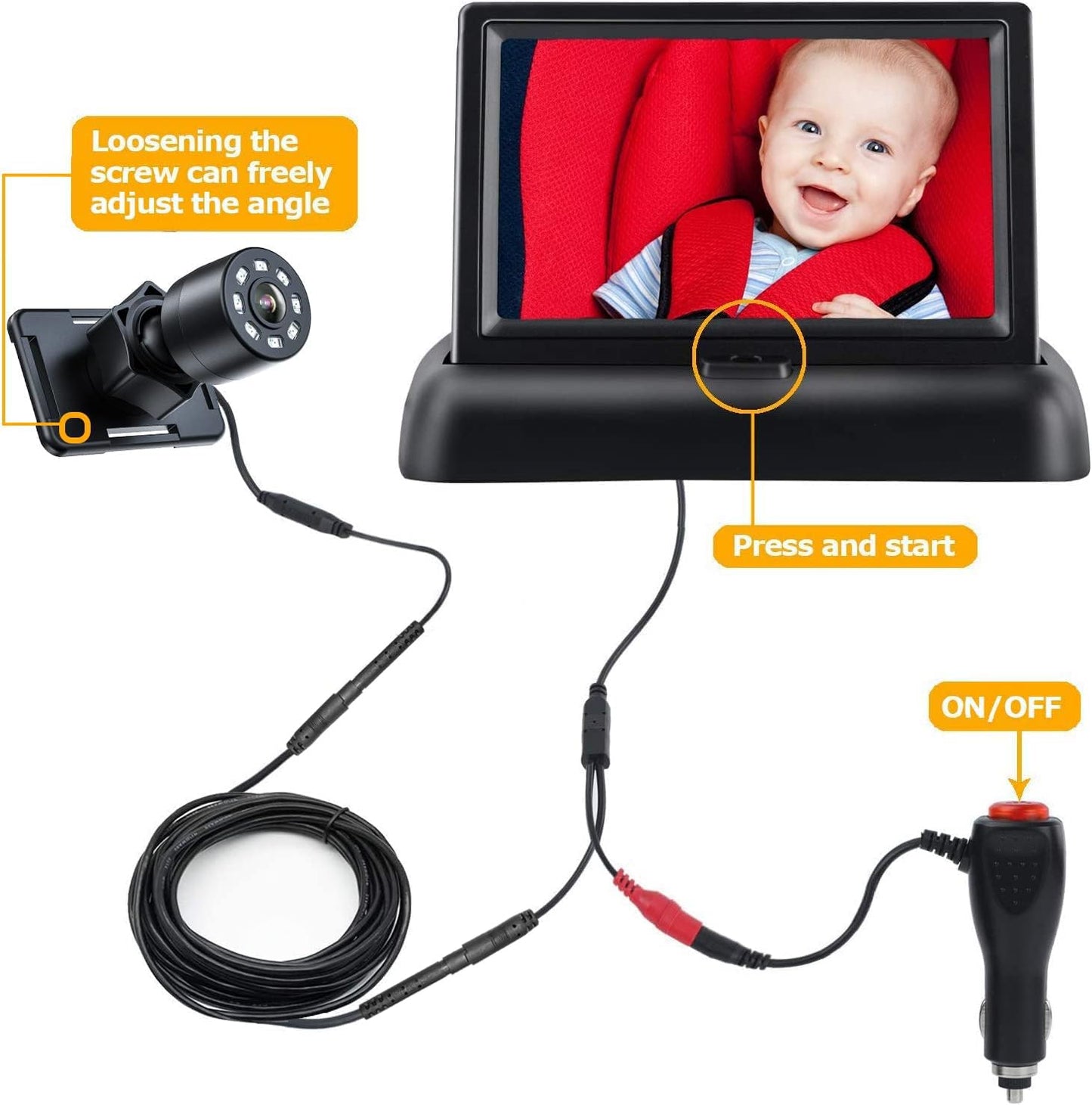 Baby Mirror Car Camera