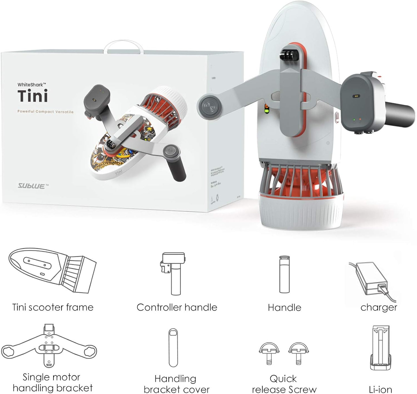 WhiteShark Mix Underwater Scooter Dual Motors