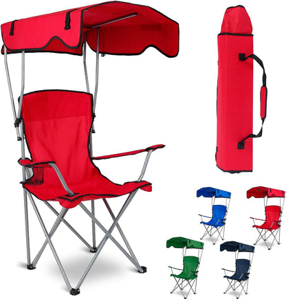 Foldable Camping Chair with Canopy