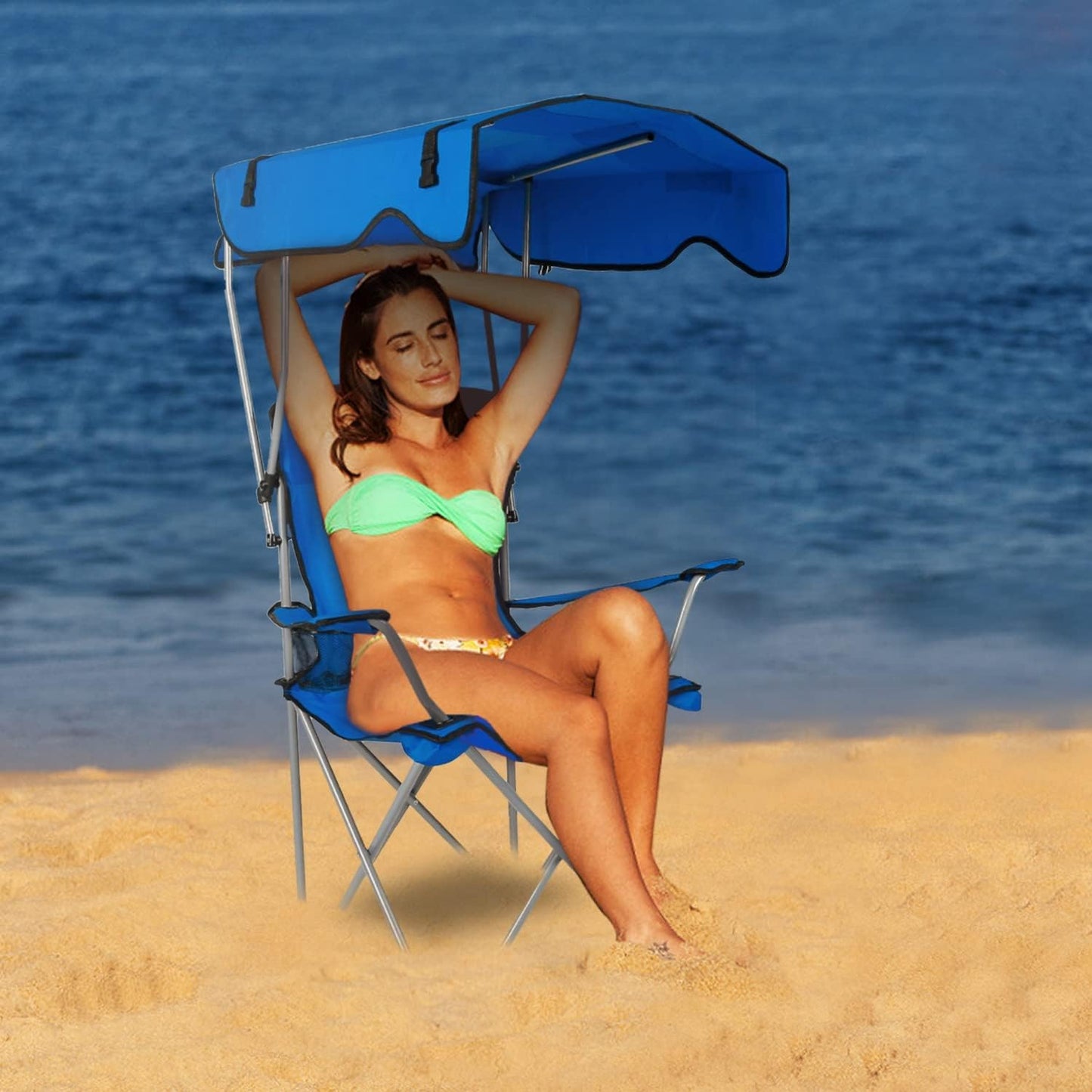 Camping Chair with Canopy