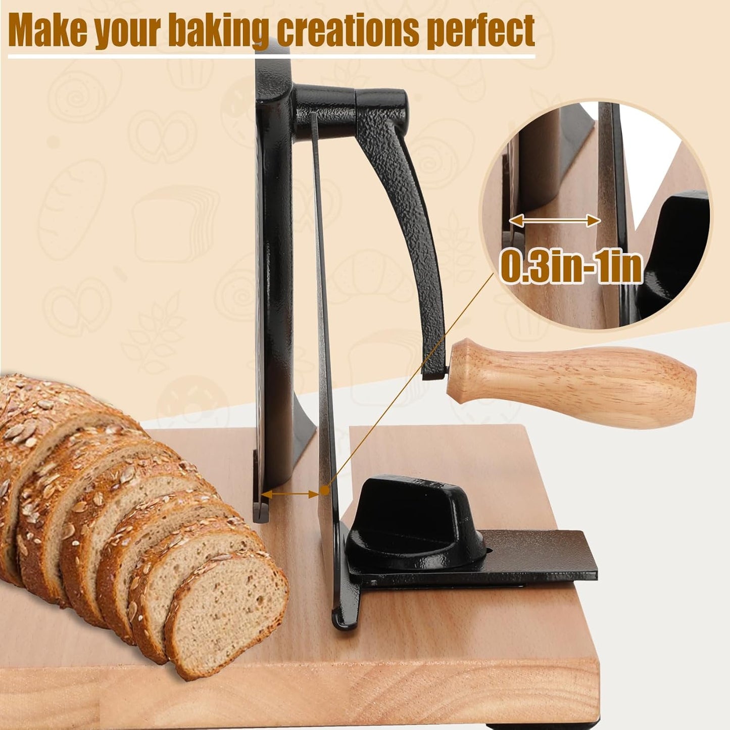 Classic Manual Bread Slicer