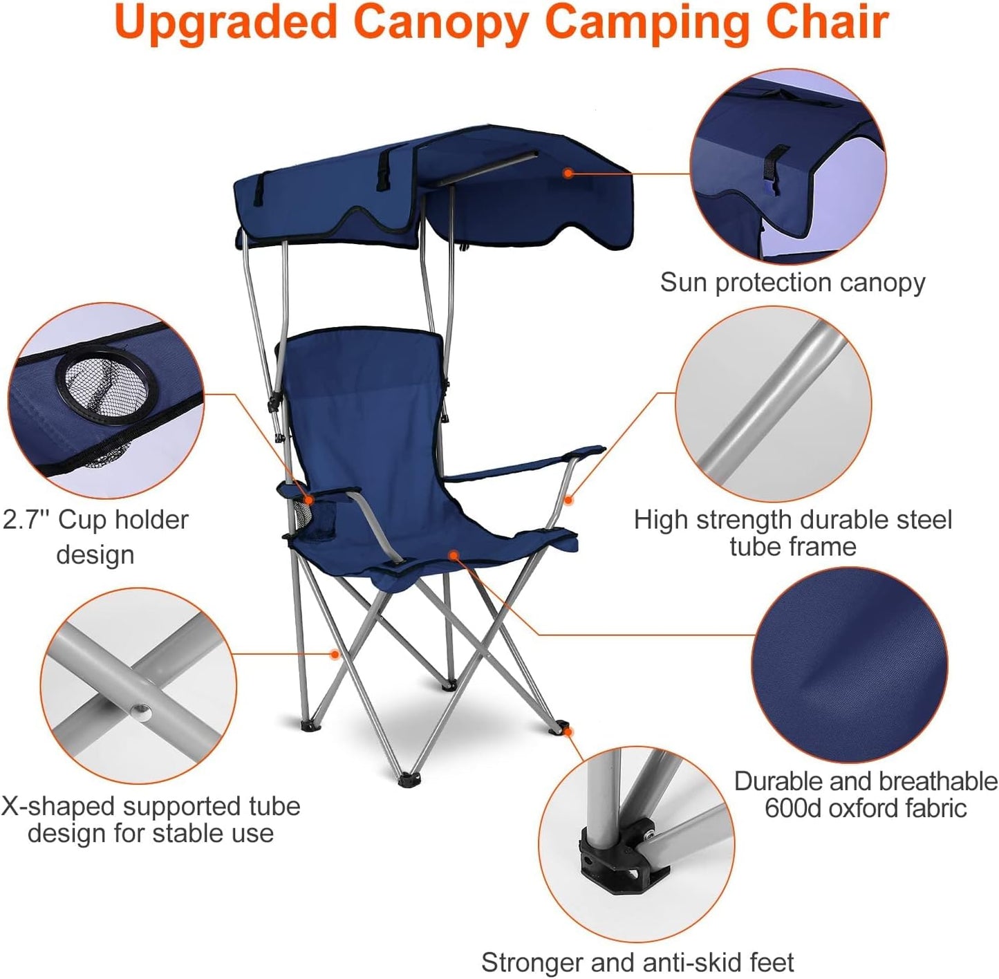 Camping Chair with Canopy