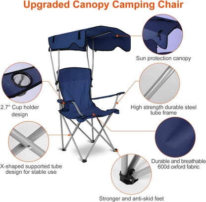 Camping Chair with Canopy