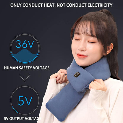 USB Smart Charging Heated Neck Scarf