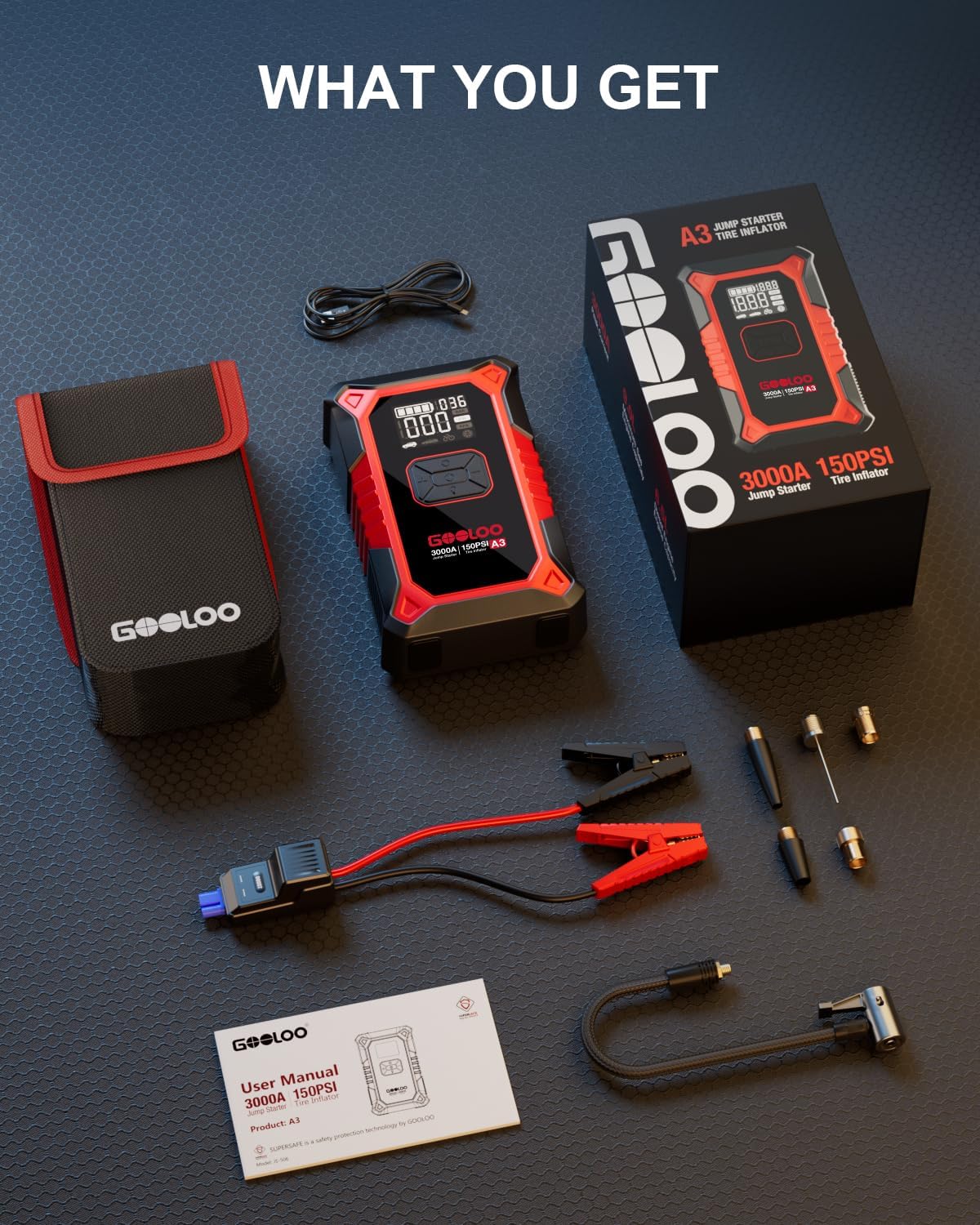 GOOLOO A3 Jump Starter