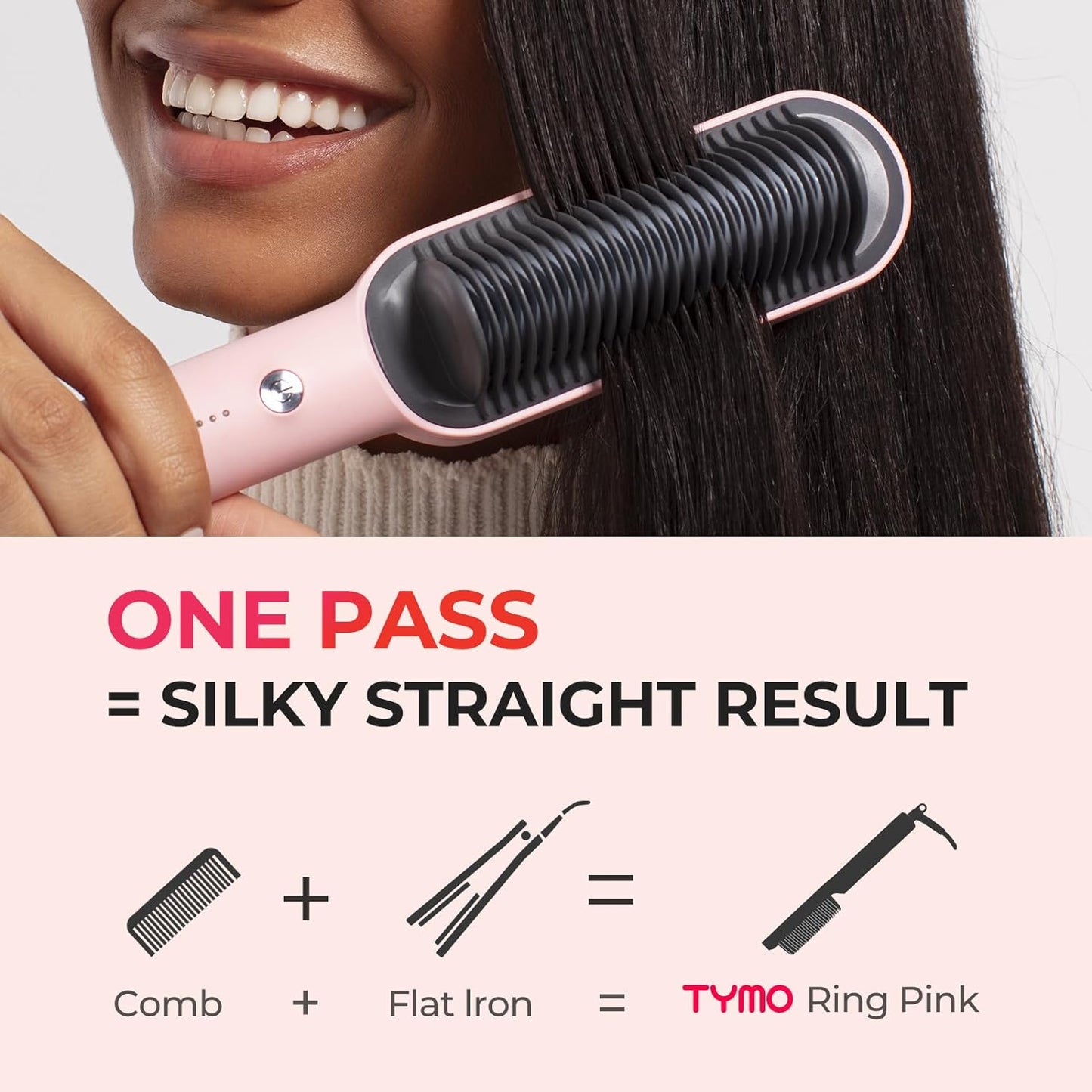 TYMO Ring Hair Straightener Brush