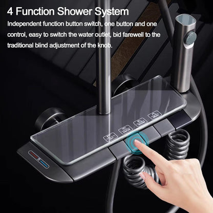 Thermostatic Piano Shower Faucet Set