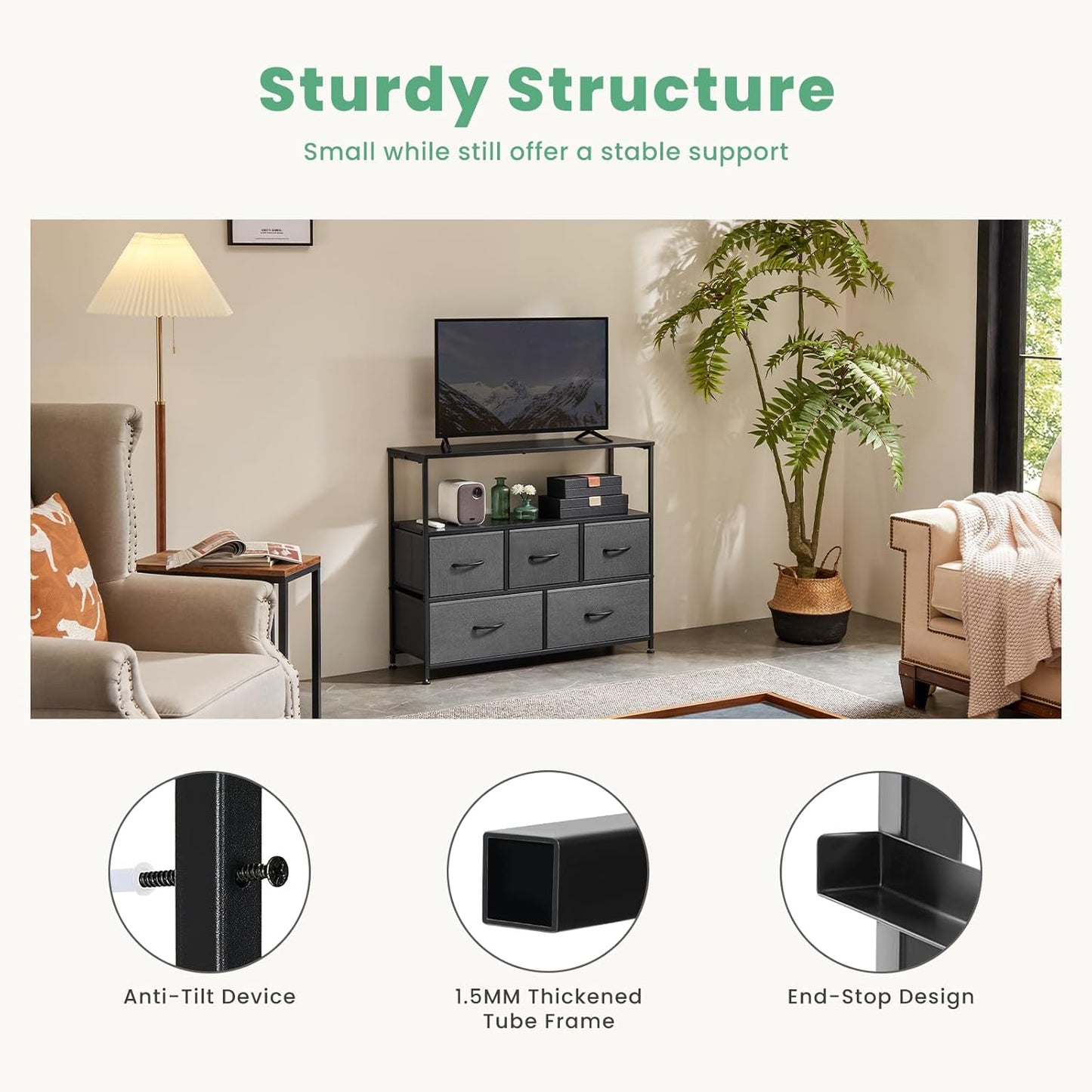 DUMOS TV Stand Dresser