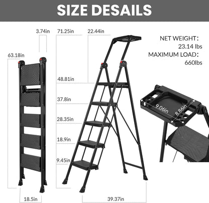 4 Step Foldable Ladder