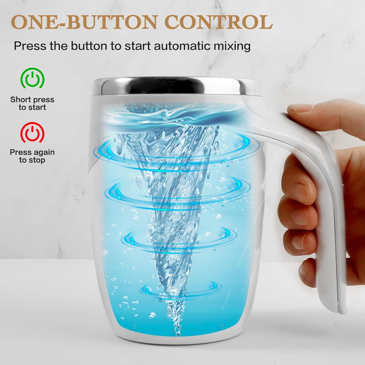 Automatic Magnetic Stirring Coffee Mug