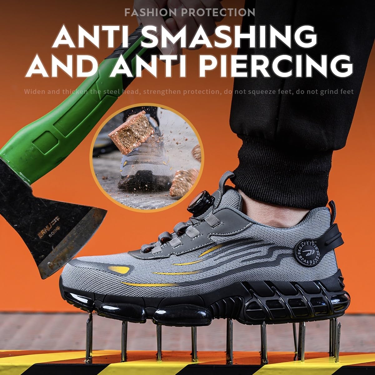 Anti-Smashing and Anti-Puncture Shoes