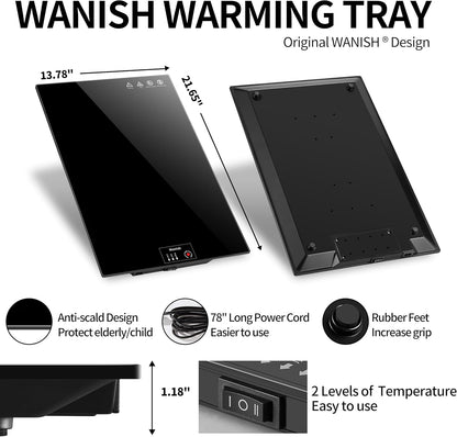 Wanish Electric Warming Food Tray