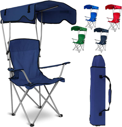 Foldable Camping Chair with Canopy