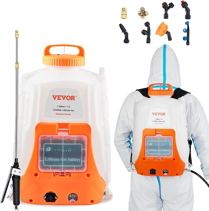 VEVOR Battery Powered Backpack Sprayer