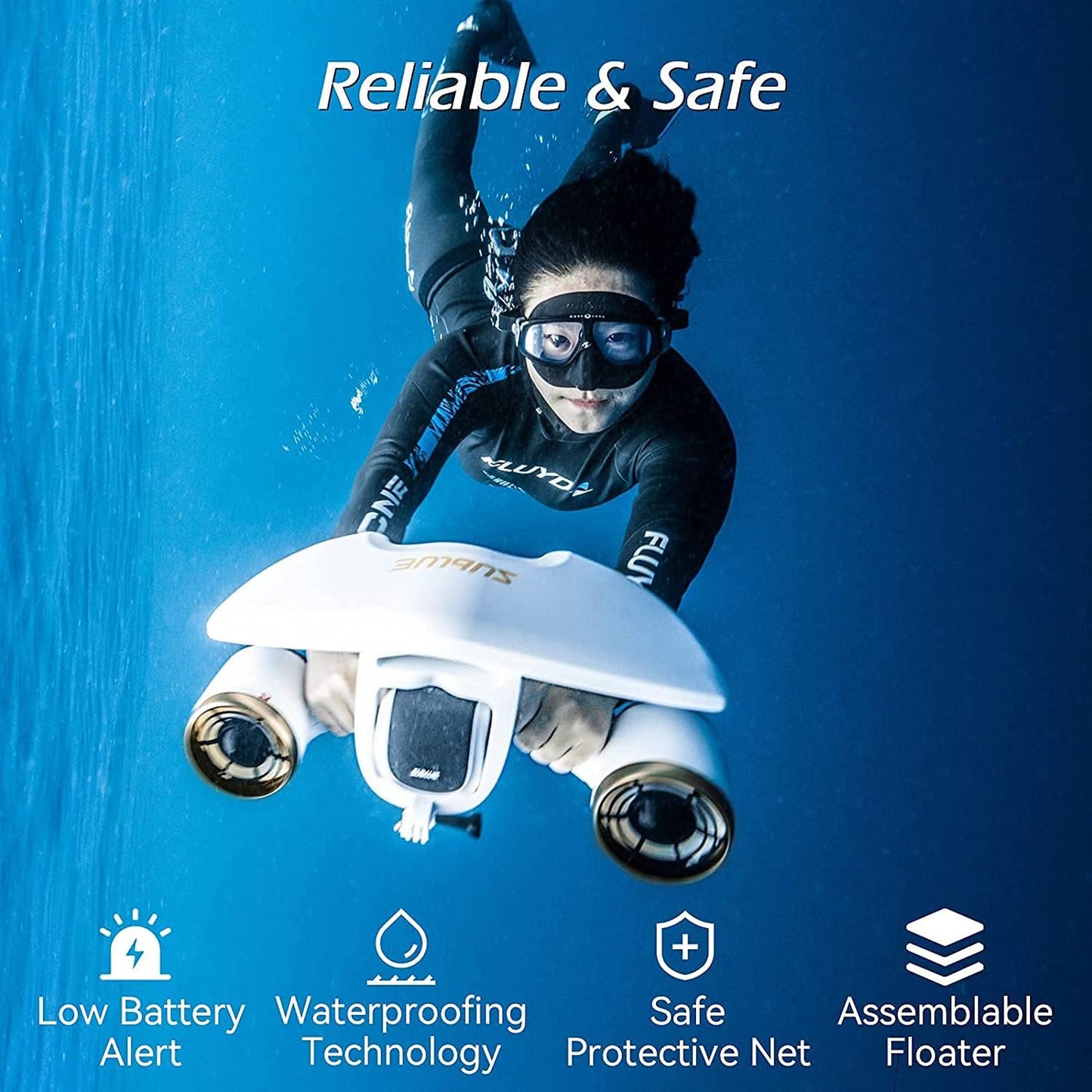 WhiteShark Mix Underwater Scooter Dual Motors