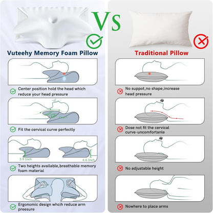 Vuteehy Cervical Pillow Memory Foam