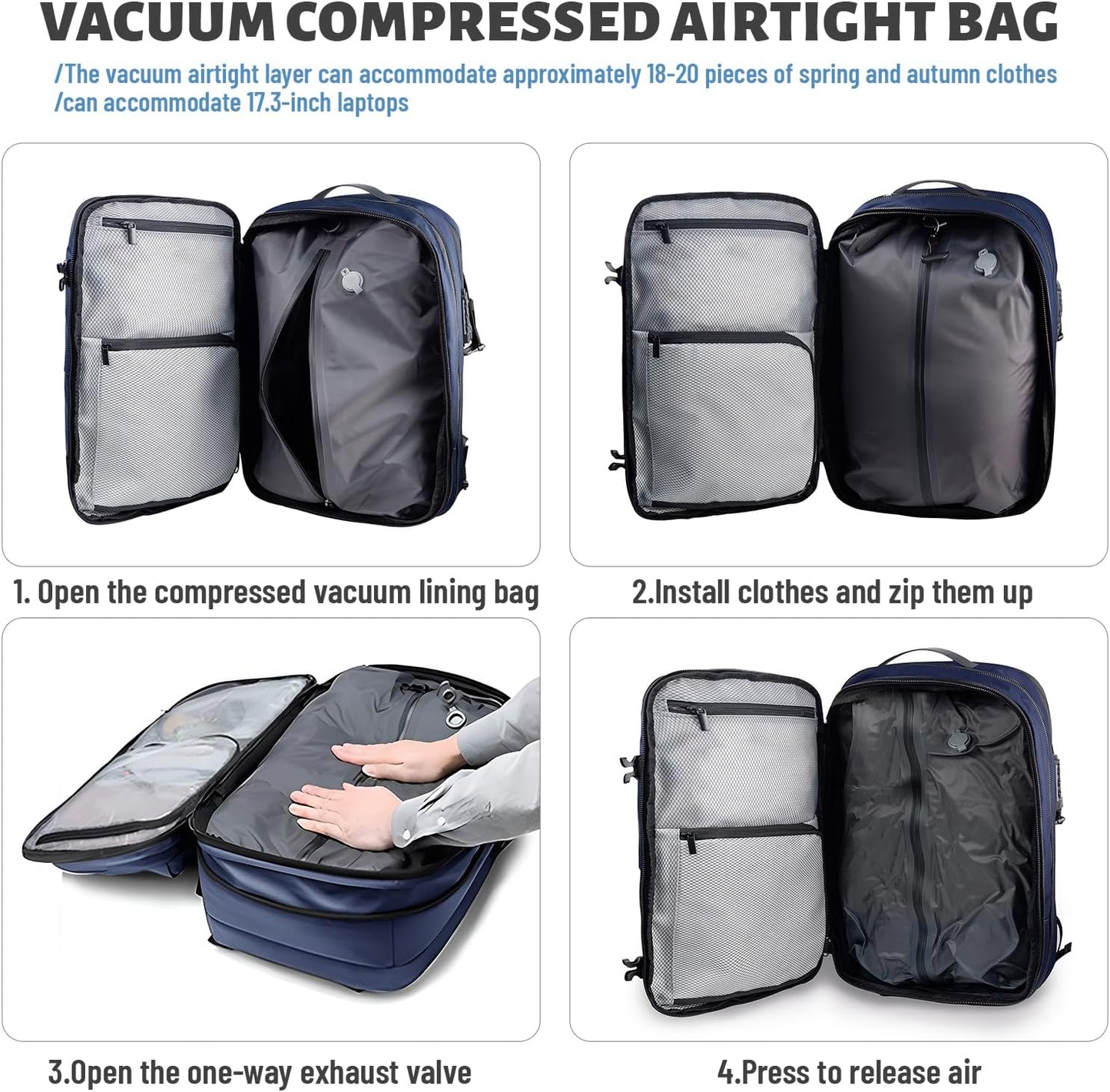 Airbag Vacuum Backpack