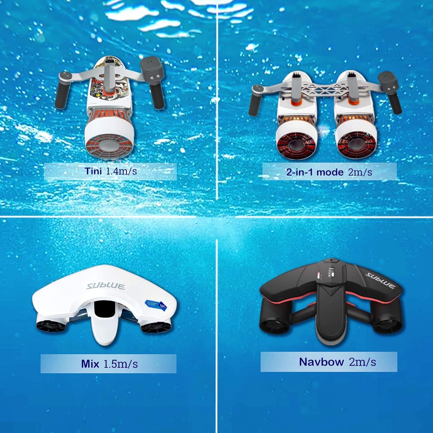 WhiteShark Mix Underwater Scooter Dual Motors