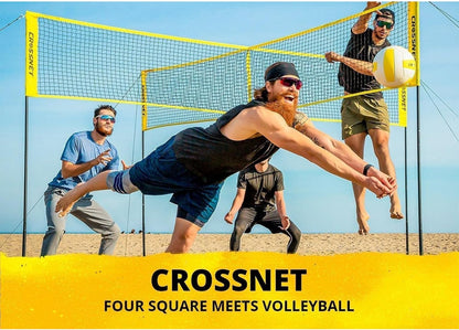 CROSSNET 4 Square Volleyball Net