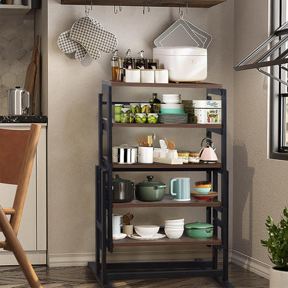 Extendable 5 Tier Shelf to Table