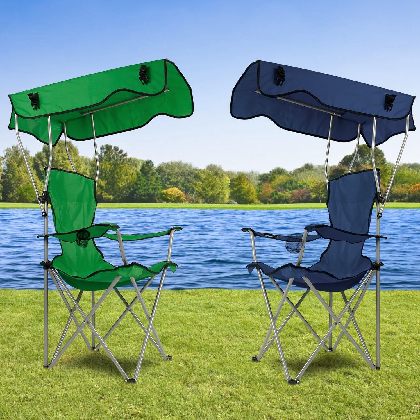 Camping Chair with Canopy