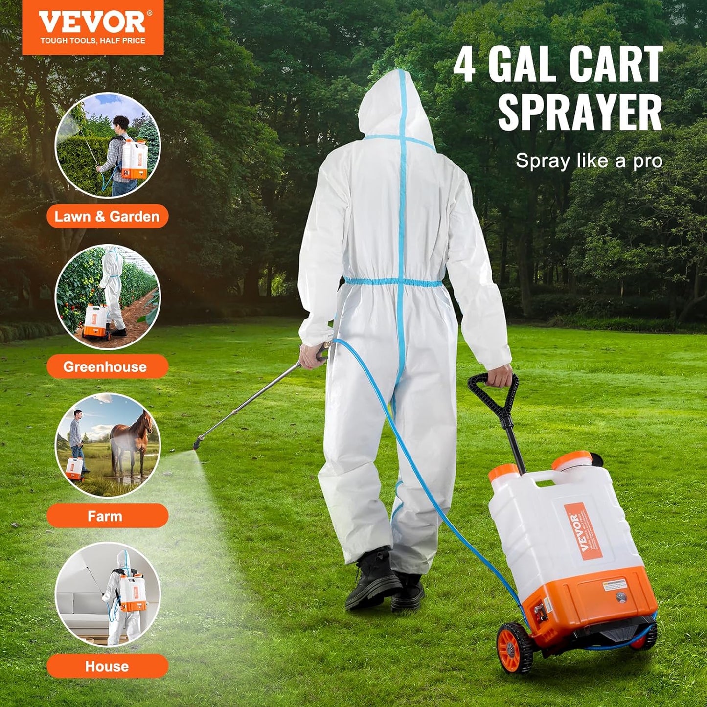 VEVOR Battery Powered Backpack Sprayer