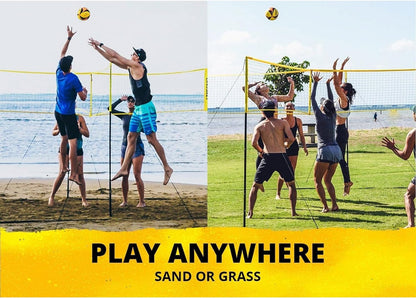 CROSSNET 4 Square Volleyball Net