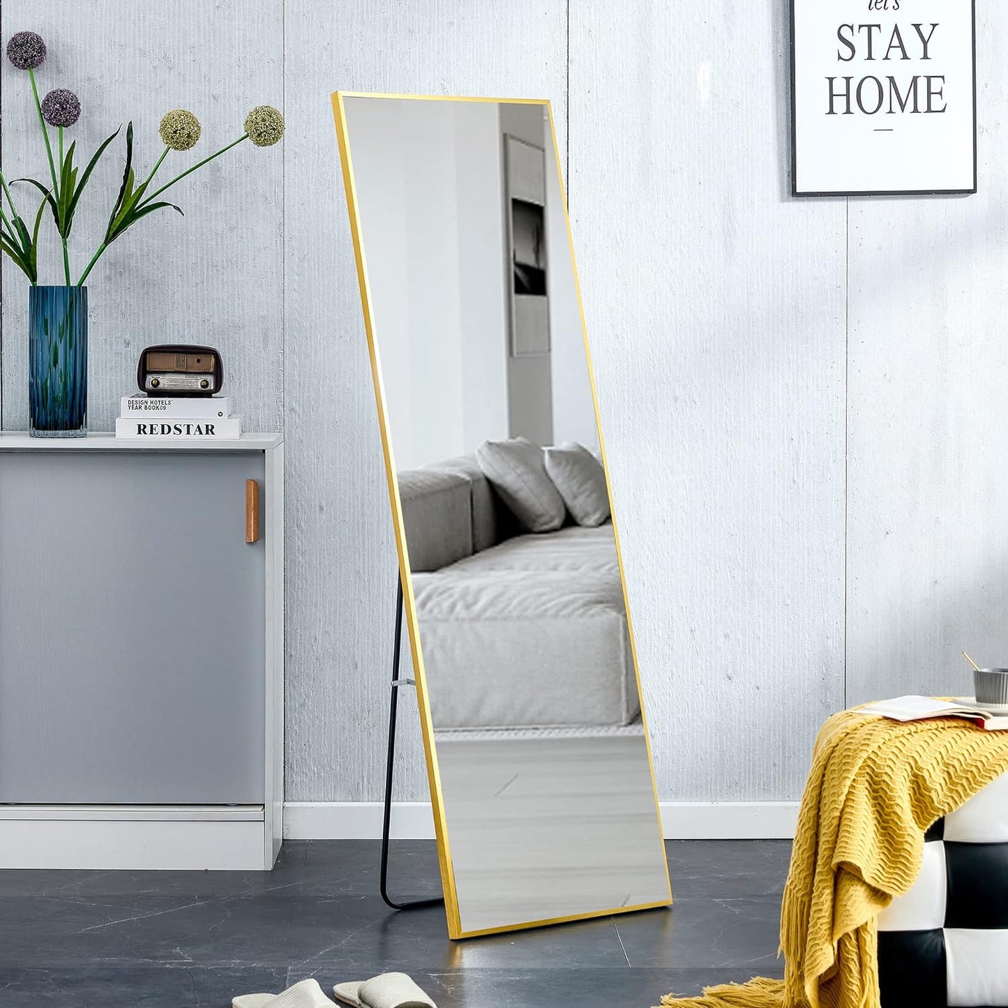 Full Length Mirror, Standing Black 63’’x20’’