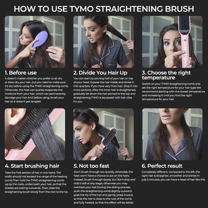 TYMO Ring Hair Straightener Brush