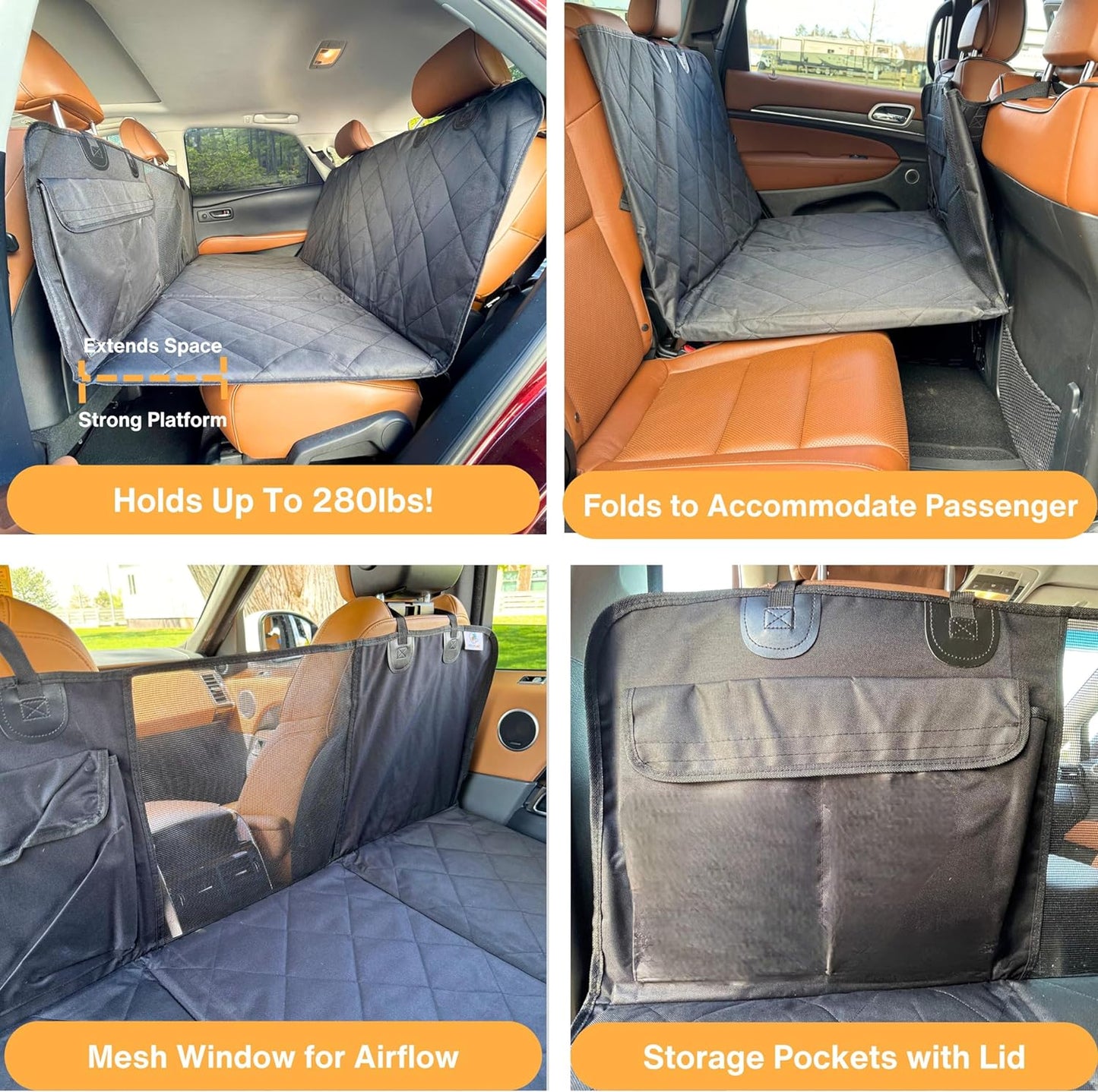 Backseat Extender for Dogs