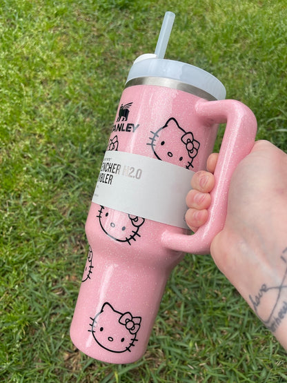 Customized Stanley Tumbler Hello kitty 40oz