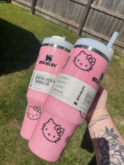 Customized Stanley Tumbler Hello kitty 40oz