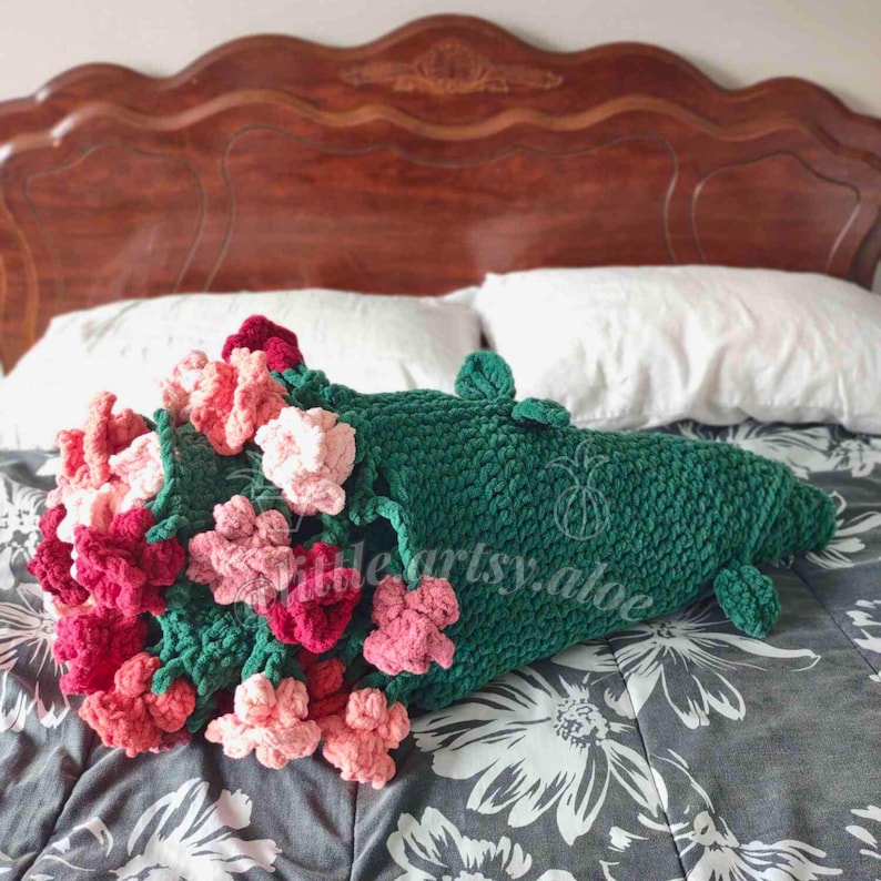 Fluffy Bouquet Blanket™ Crochet Pattern