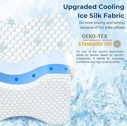 Cooling Knee Pillow for Side Sleepers